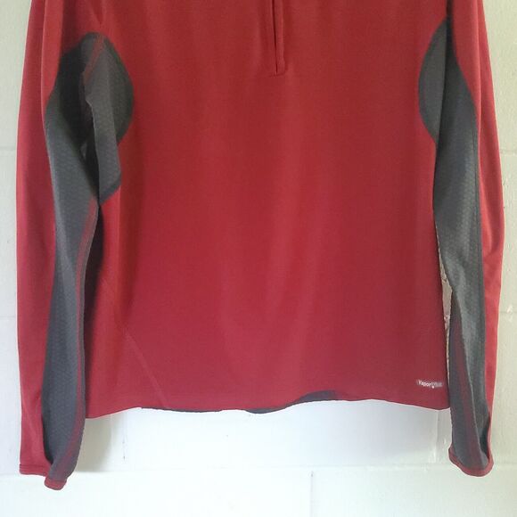 The North Face Flight Series VaporWick 1/4 Zip Pullover Men's Medium Red Gray - Picture 3 of 16